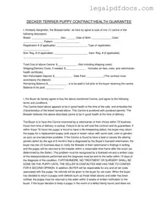 Fill Out a Valid Health Guarantee Template