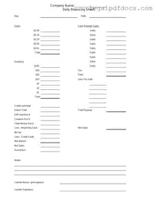 Fill Out a Valid Cash Drawer Count Sheet Template