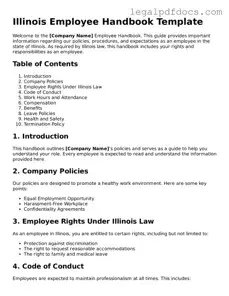 Official  Employee Handbook Form for Illinois