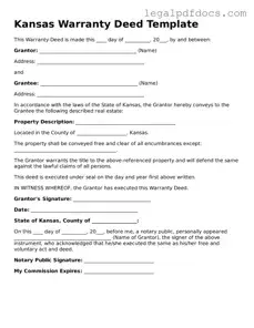 Official  Deed Form for Kansas