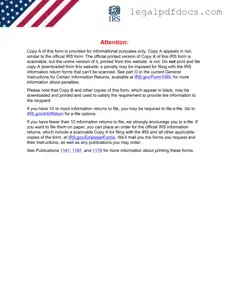 Fill Out a Valid IRS 1099-MISC Template