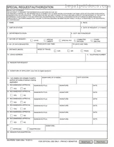 Fill Out a Valid Navpers 1336 3 Template