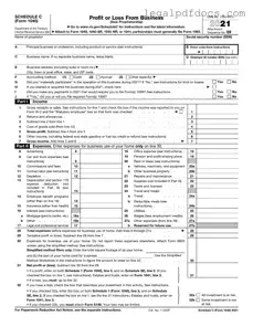 Fill Out a Valid IRS Schedule C 1040 Template