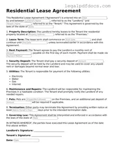 Lease Agreement Template