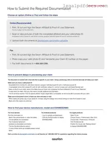Fill Out a Valid Asurion F-017-08 MEN Template