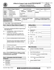 Fill Out a Valid USCIS I-864 Template