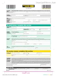 Fill Out a Valid Western Union Template