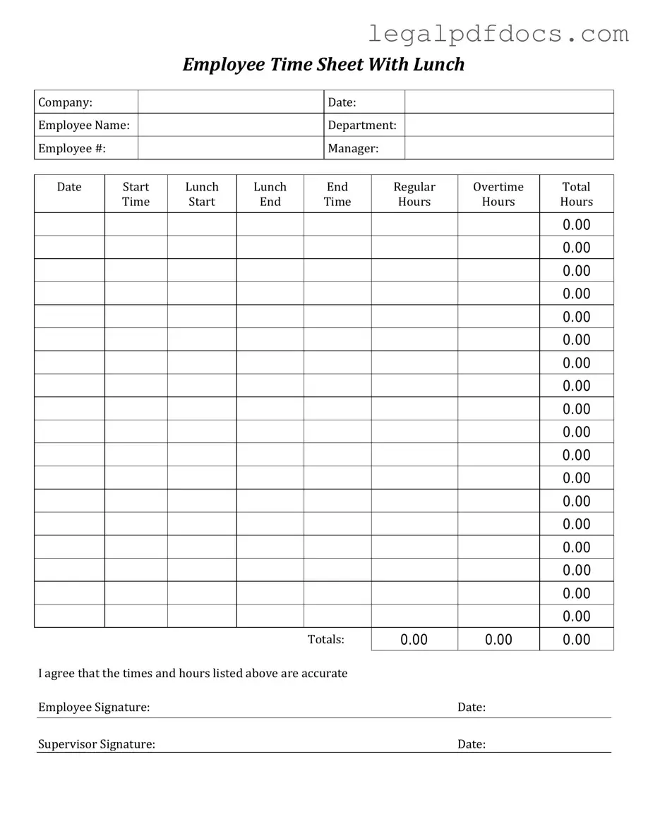 Fill Out a Valid Time Card Template